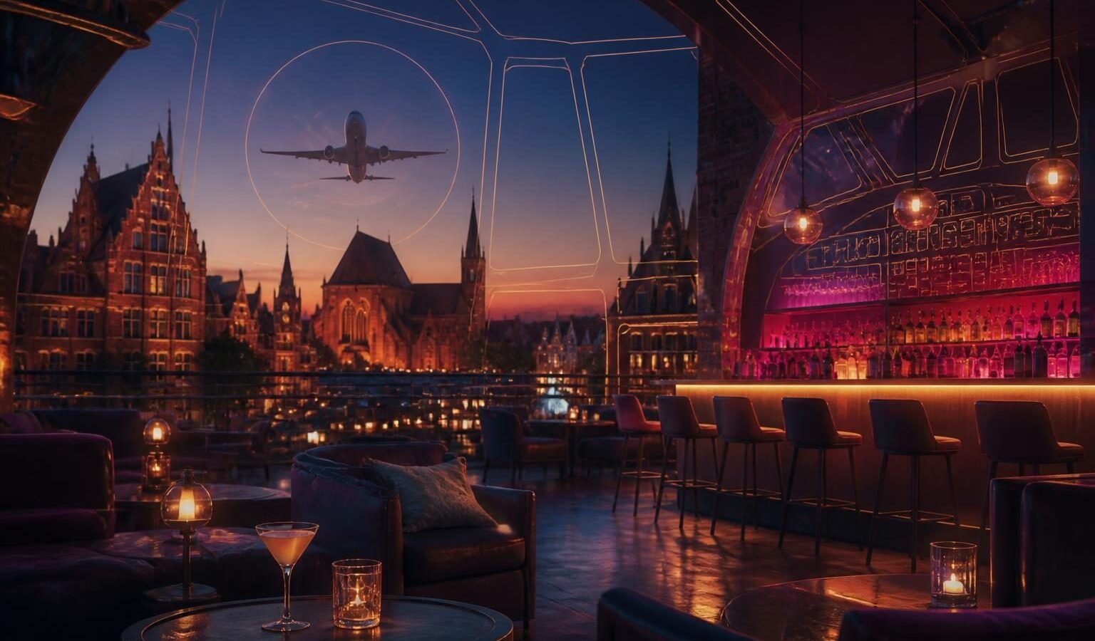 737 Flight Club in 737 Flight Club in Toruń: a nightclub with live music, karaoke, and a Boeing 737 simulator