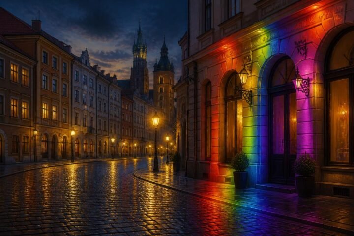 BlueXL in BlueXL, Kraków: a men-only gay bar and club on ul. Dietla 85