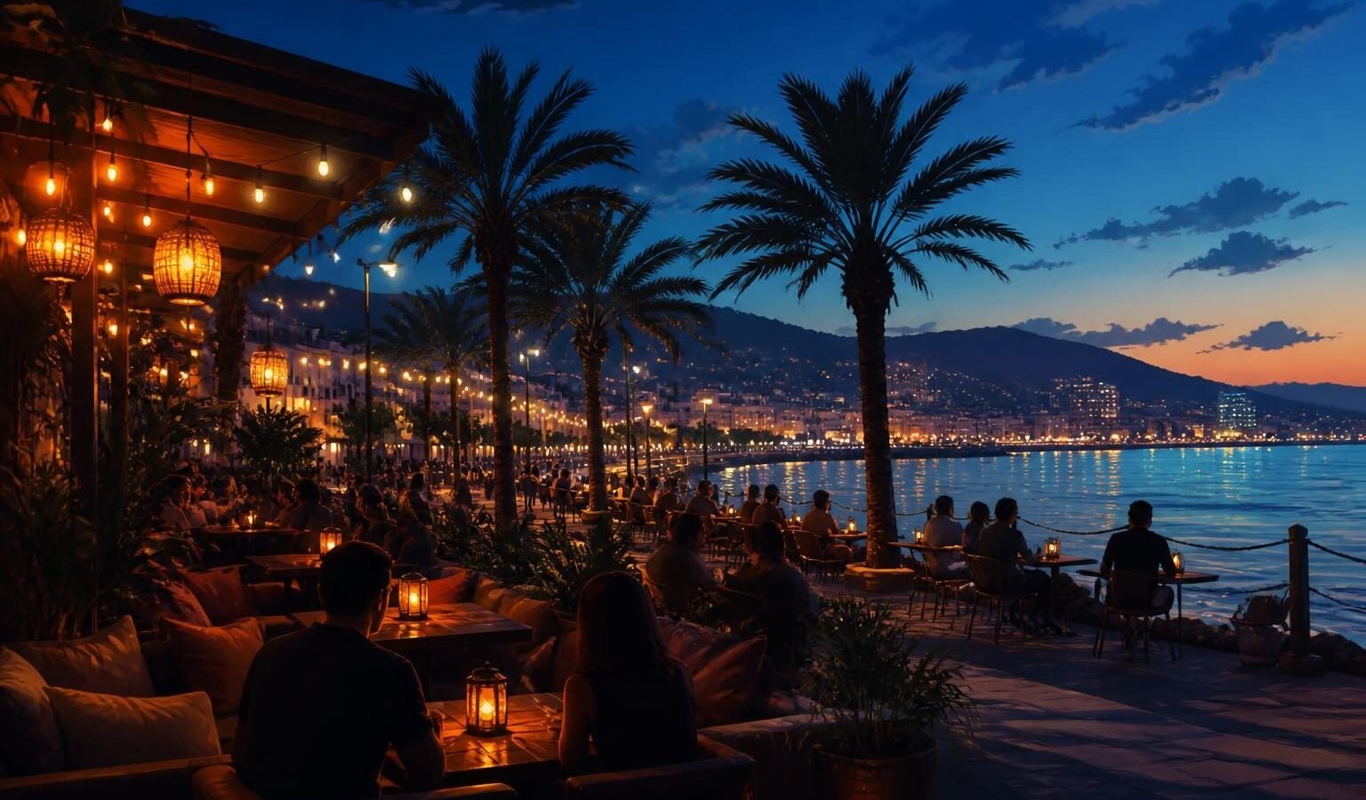 C-Front Lounge Bar in C-Front Lounge Bar, Vlorë: A Seafront Lounge for Drinks and Casual Nights Out