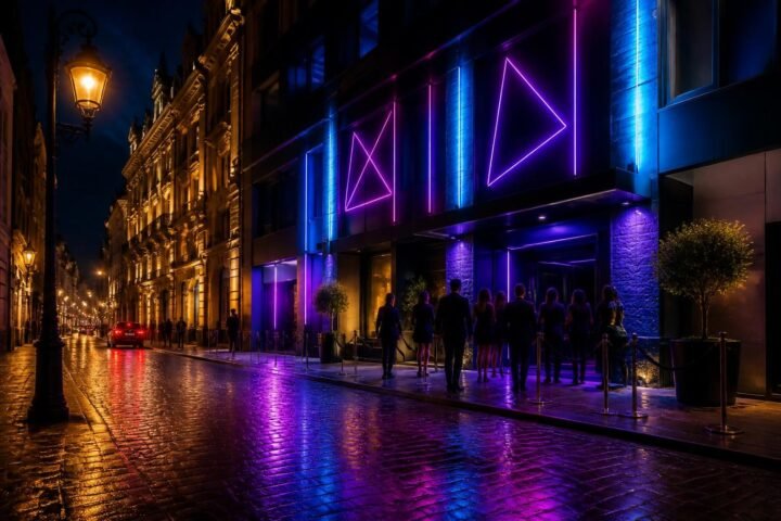 Cień Club in Cień Club, Łódź: a late-night stop on Piotrkowska Street