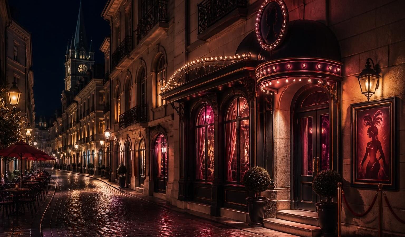 Crazy Paradise in Crazy Paradise, Geneva: a late-night cabaret lounge in the Old Town area