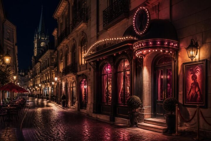 Crazy Paradise in Crazy Paradise, Geneva: a late-night cabaret lounge in the Old Town area