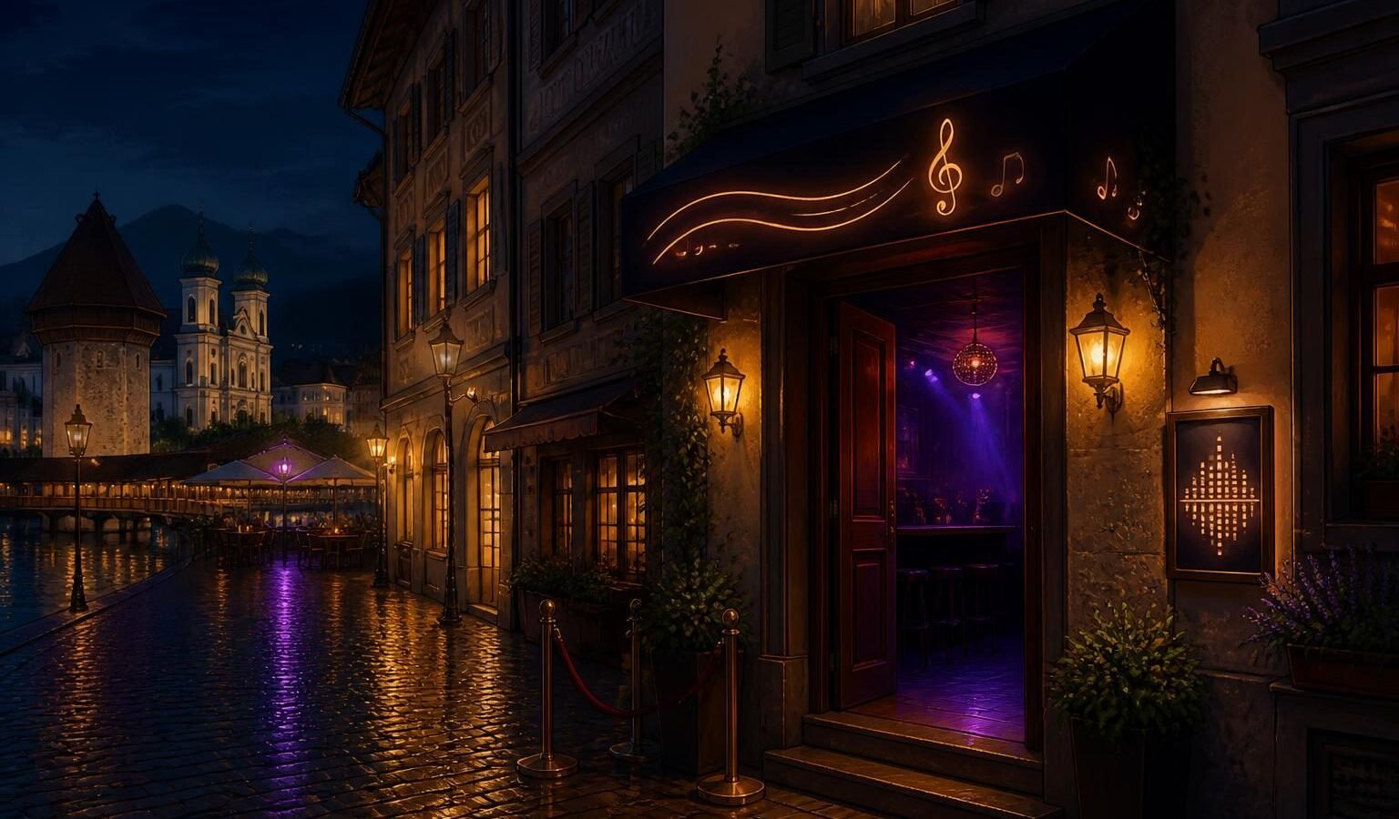 Down Town Bar Club Luzern in Down Town Bar Club Luzern: a music bar and club in Lucerne’s old town