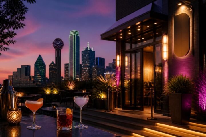 Hampton House in Hampton House, Dallas: a refined late-night stop for cocktails and music