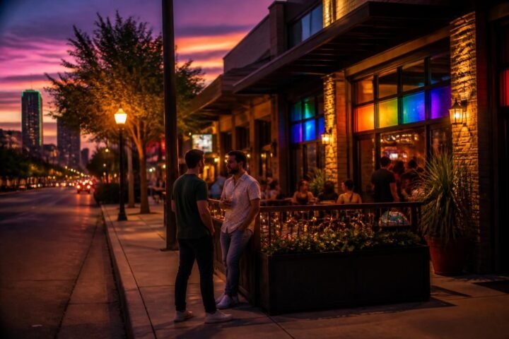 Hidden Door in Hidden Door, Dallas: a long-running Oak Lawn gay bar with a laid-back patio scene