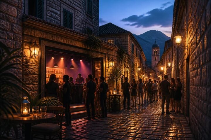 Letrika in Letrika, Kotor: a small Old Town bar that comes alive at night