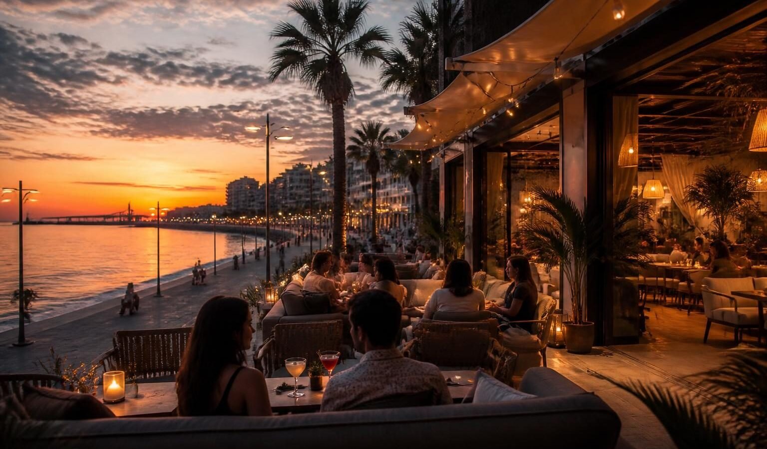 Mirai Club Resto Lounge in Mirai Club Resto Lounge, Durrës: a beachfront resto-lounge on Shetitorja Plazhit