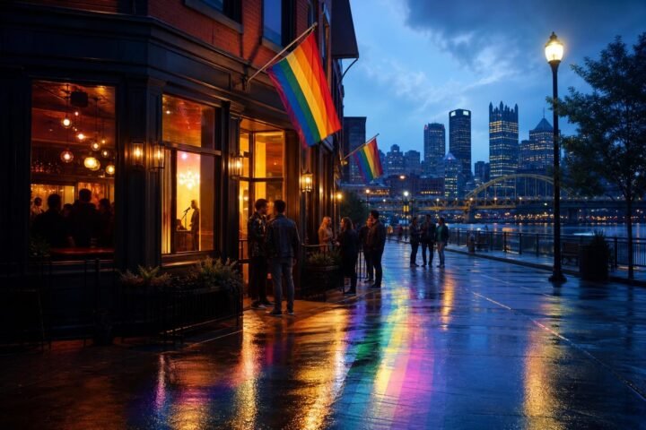 P*Town Bar in P*Town Bar: LGBTQ+ Nightlife on Baum Boulevard in Pittsburgh