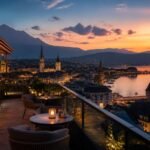 Penthouse Roof Top Bar, Lucerne: A Rooftop Nightlife Spot with Alpine Views