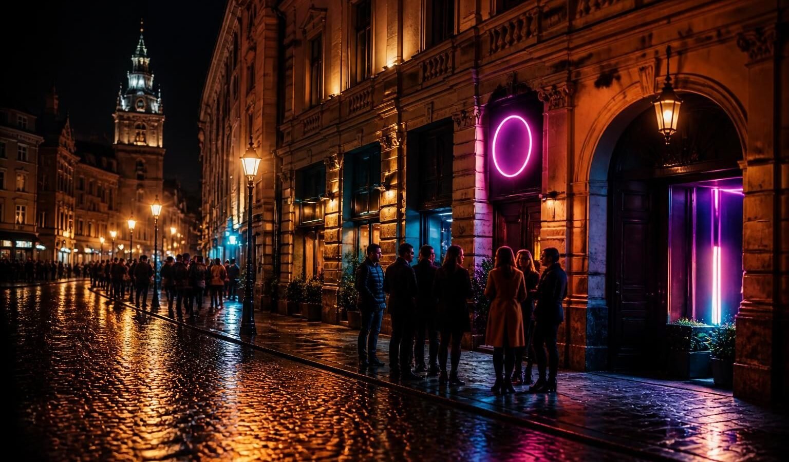 Shine Club Kraków in Shine Club Kraków: a late-night music club on Starowiślna Street