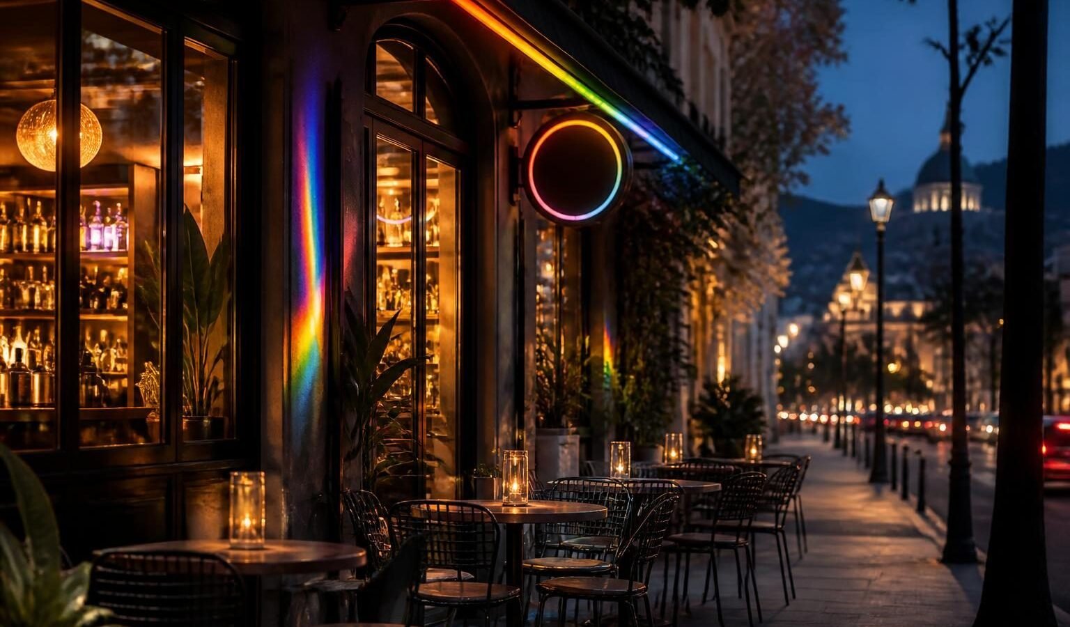 Street bar in Street Bar, Podgorica: a central LGBTQ+ friendly nightlife stop with live music