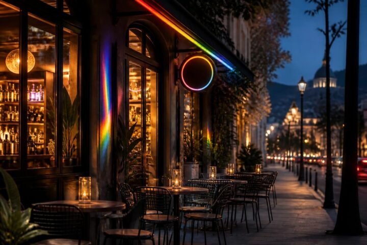 Street bar in Street Bar, Podgorica: a central LGBTQ+ friendly nightlife stop with live music