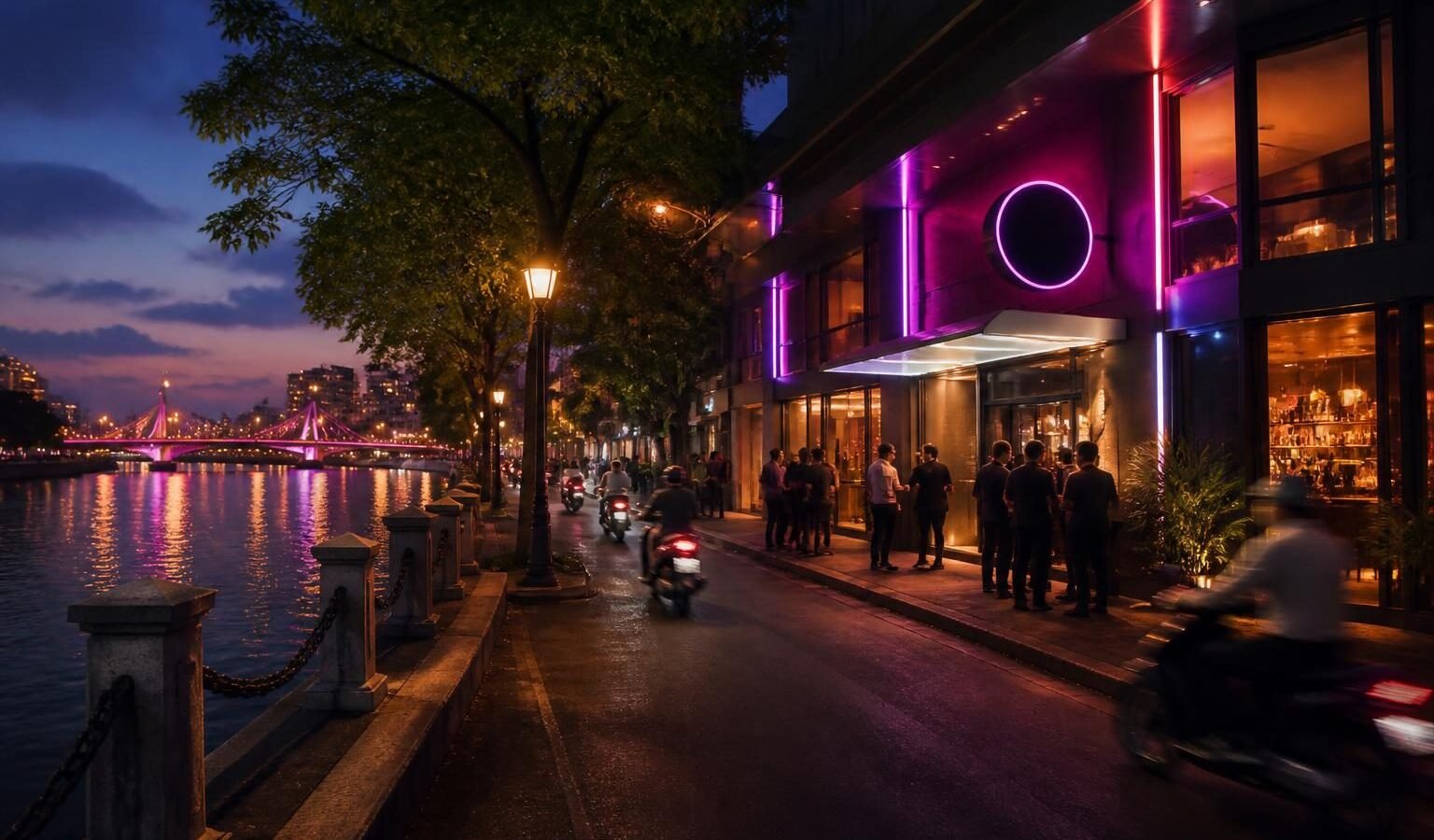 Lucky Pub in Lucky Pub, Hai Phong: a riverside nightlife stop on Tam Bac Street