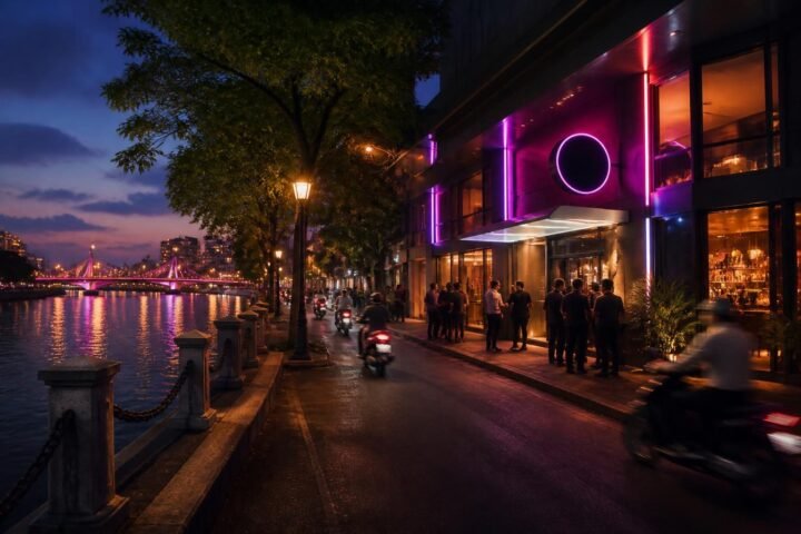 Lucky Pub in Lucky Pub, Hai Phong: a riverside nightlife stop on Tam Bac Street