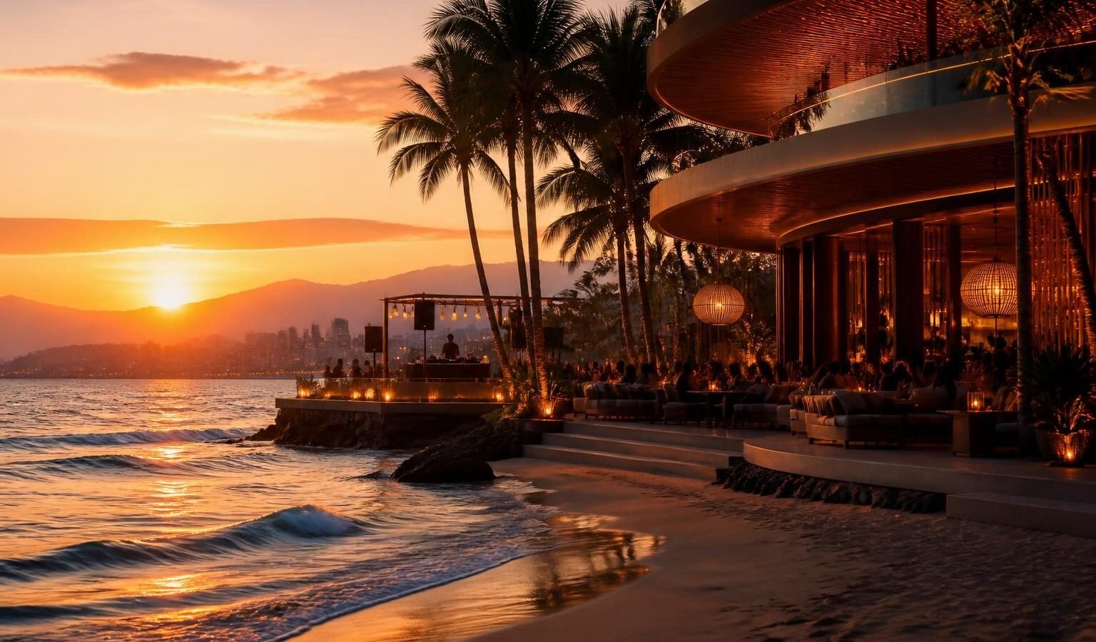Marina Beach Club in Marina Beach Club, Nha Trang: beachfront nights at Ana Marina