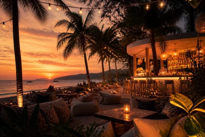 OCSEN Beach Bar & Club in OCSEN Beach Bar & Club, Phu Quoc: Sunset Drinks and Beachfront Evenings on Long Beach