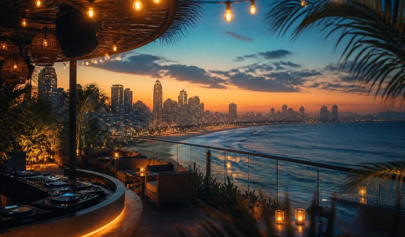 Skylight Nha Trang in Skylight Nha Trang: Rooftop Nightlife Over Tran Phu Beach